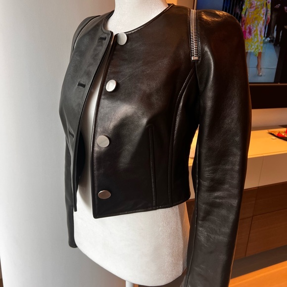 Alexander Wang Leather Jacket NWT - Picture 3 of 7